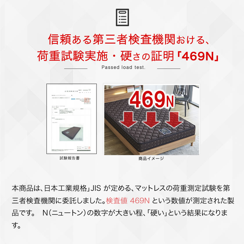 しっかりとした硬さ。469N