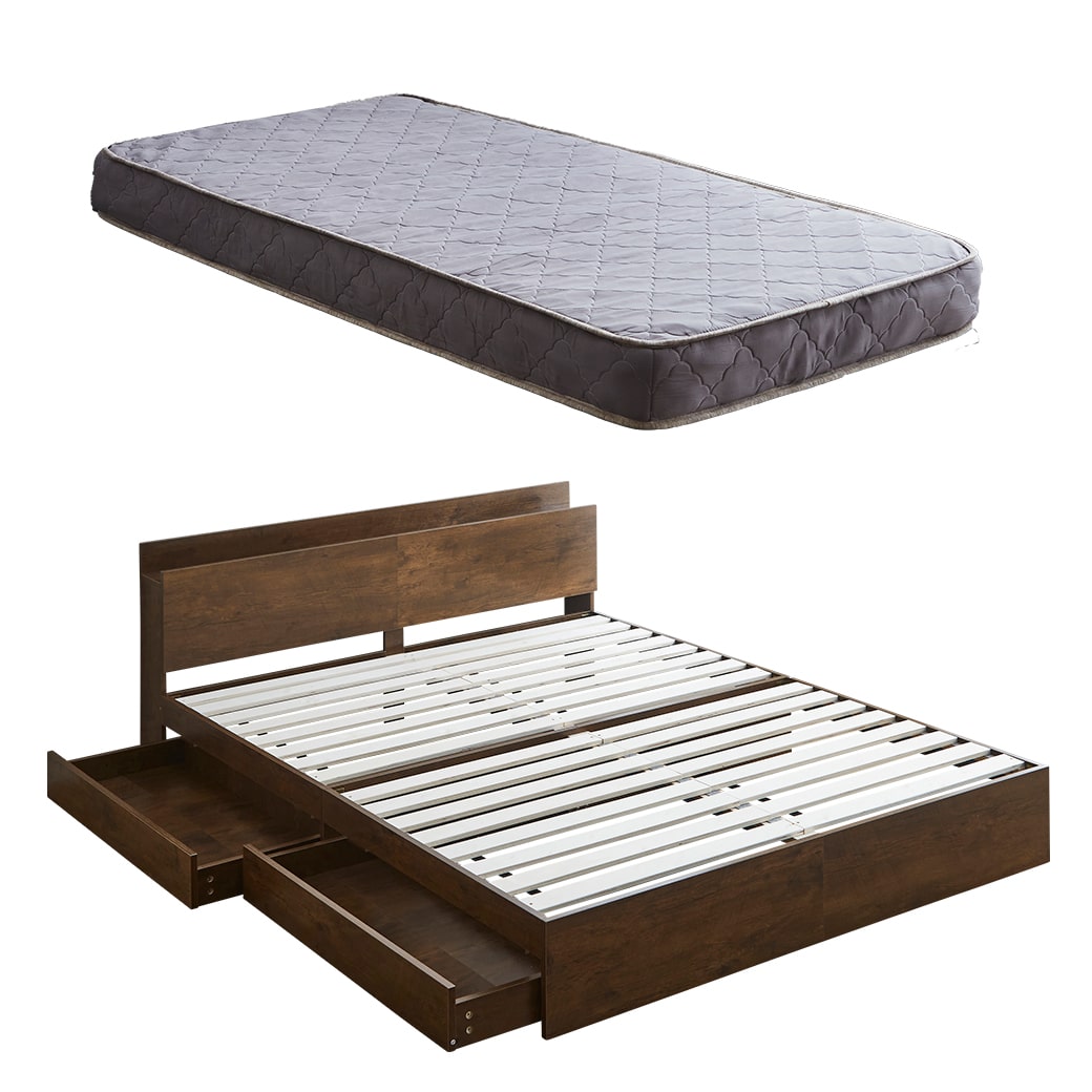 IKEA ベッド クイーン サイズ（ベッド、マットレス） | 家具