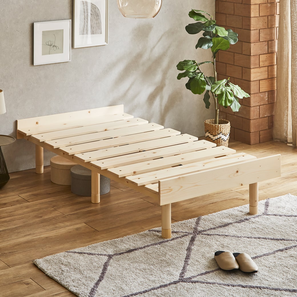 ネルコンシェルジュ 7/6 8:59まで最大10%OFF! すのこベッド シングル 