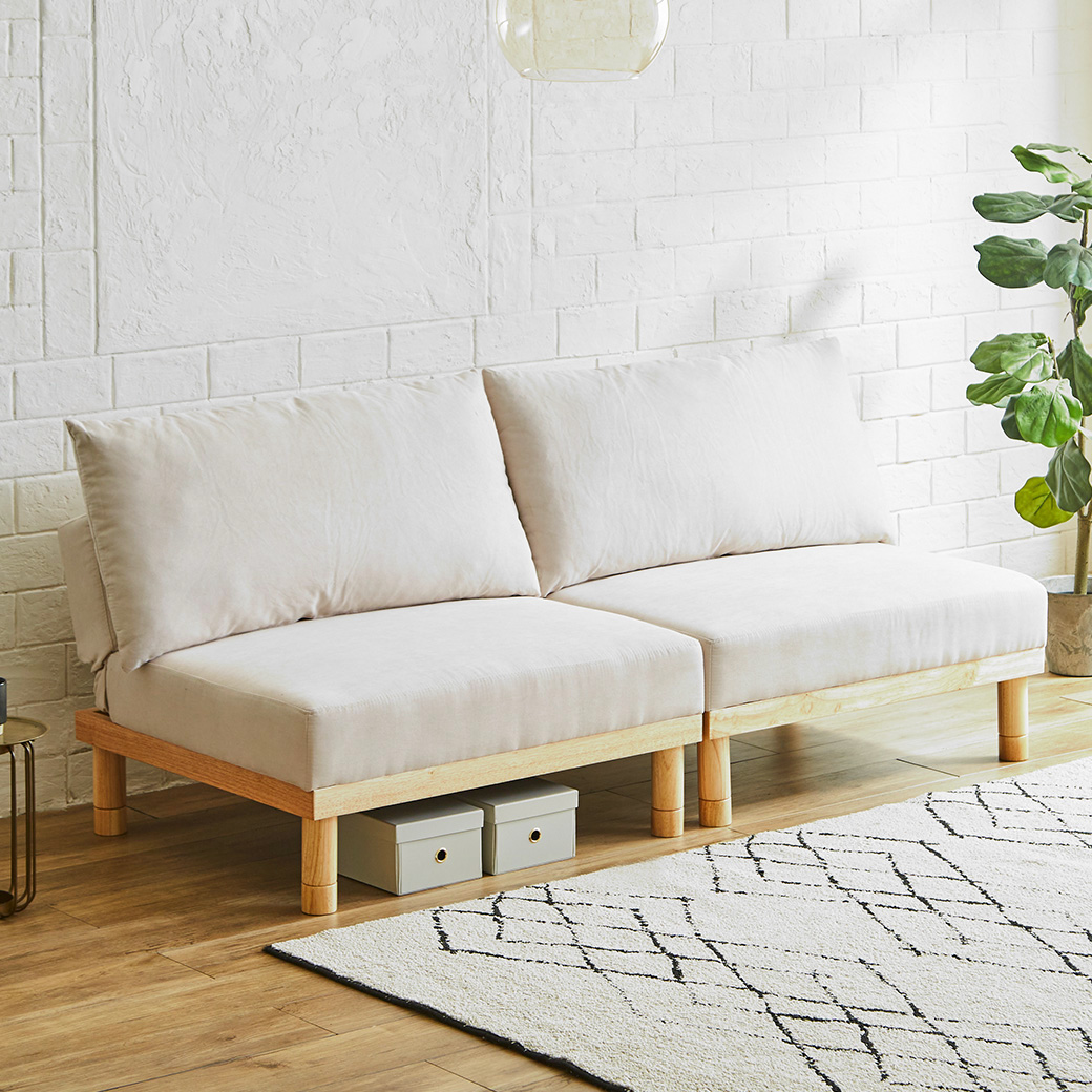 2/2 8:59まで最大10%OFF!爆買 ソファベッド マーサ 2人掛けソファ 高さ