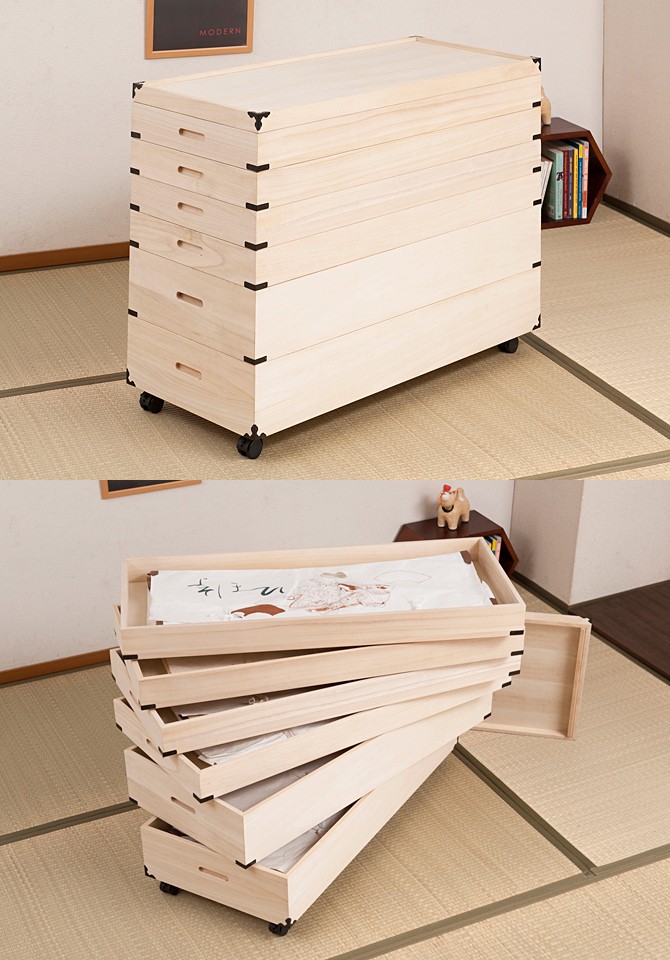 桐箱 シリーズ1 追加用 フタ無し 総桐 桐天然木 収納箱 衣類収納