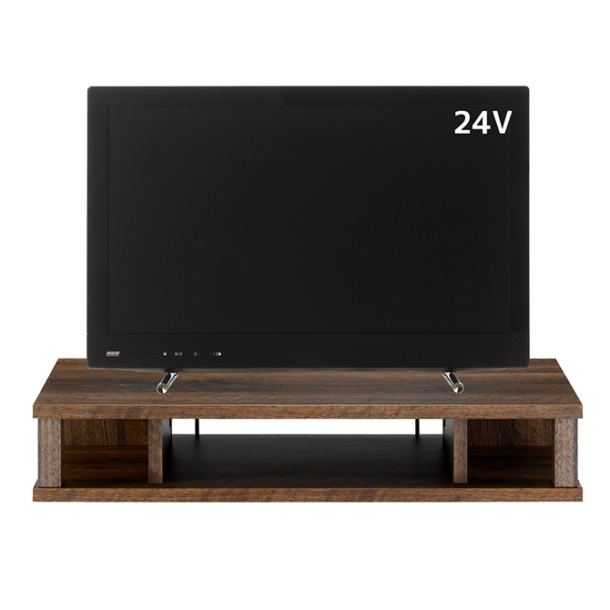 ちょい足しラック テレビラック 幅60 高さ10 22V対応 天板耐荷重20kg