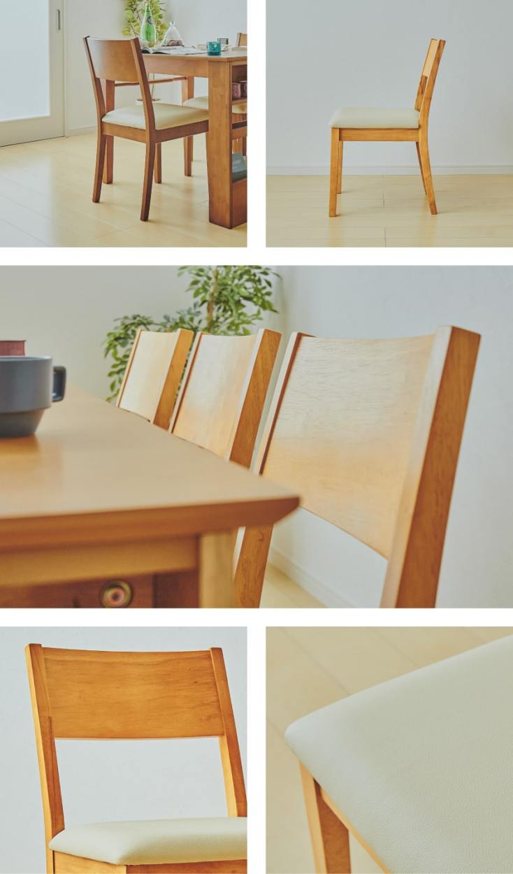 ダイニングチェア 2脚セット 2脚 座面高45cm リビングチェア チェア