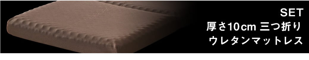 棚付きすのこベッド トリア