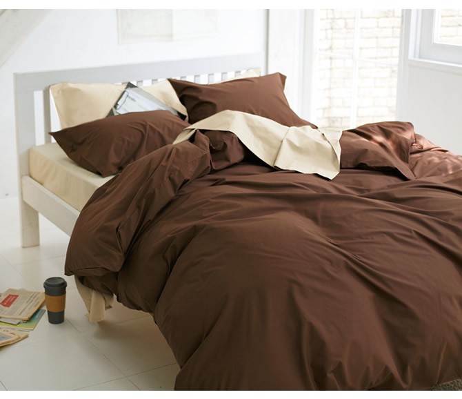 掛け布団カバー シングル Fab the Home ソリッド Solid : ベッド通販