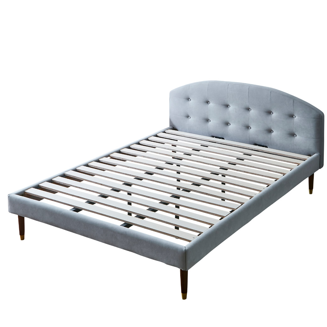 ネルコンシェルジュ セラ ファブリックベッド ダブル ベッドフレーム