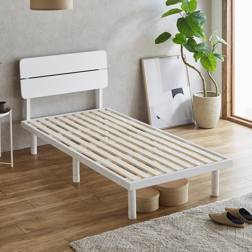 すのこベッド シングル ベッド単品のみ 木製 耐荷重350kg 組立