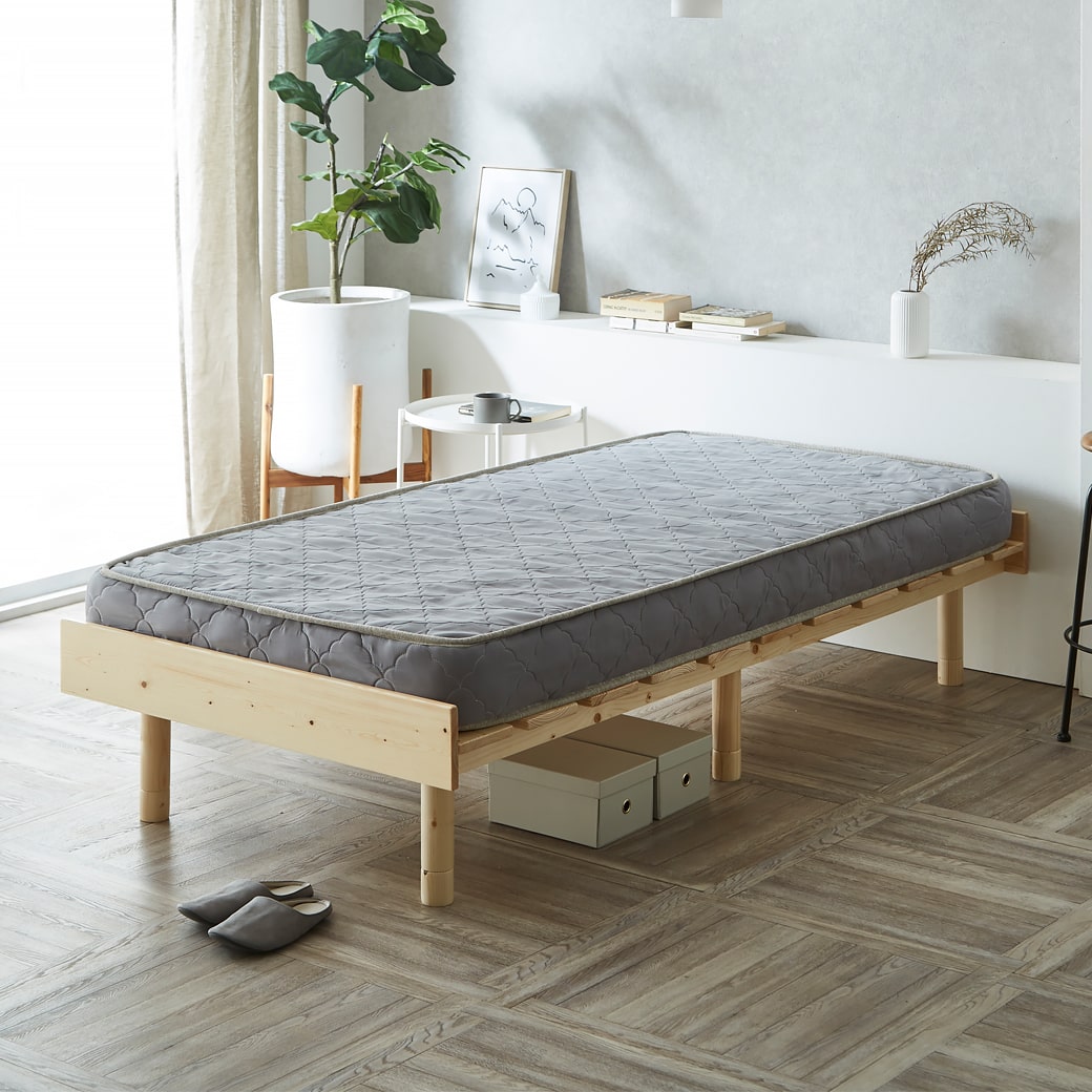 ネルコンシェルジュ 7/6 8:59まで最大10%OFF! すのこベッド シングル 