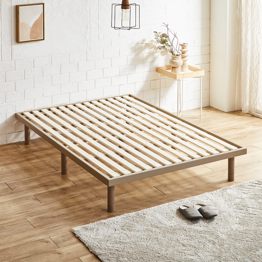 ネルコンシェルジュ 9/14 8:59まで最大10%OFF! すのこベッド ダブル