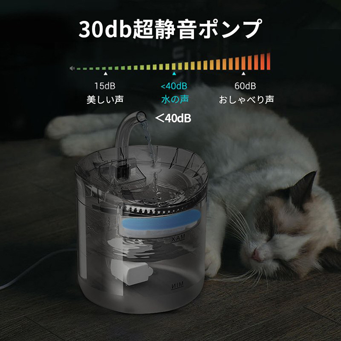 猫用給水器 猫と犬用のセラミックペット用水飲み場 フィルター付き猫用 給水器自動ペット用水飲み器ペット用水飲み器 色 超美品の フィルター付き猫用  給水器自動ペット用水飲み器ペット用水飲み器