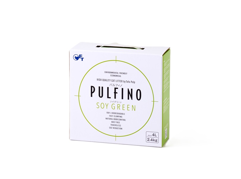 (数量限定アウトレットセール 猫砂メガセット) [おからの猫砂 PULFINO 2.4kg×24箱 ソイプレーン/ソイグリーン/ソイピーチ] ネコ砂 ねこ砂 とうふ | OFT | 02