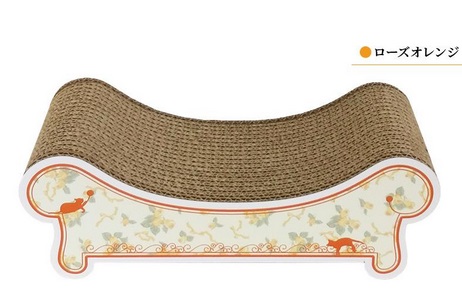 爪とぎ 猫 ねこ キャット スクラッチ ガリガリ 段ボール カリカリーナ Fiore フィオレ mini スツール スタンダードサイズ用 | OFT | 02