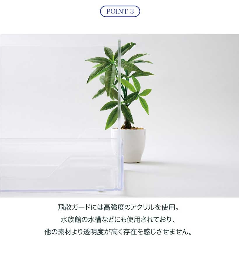 クリアレット２　レギュラー　飛散ガード