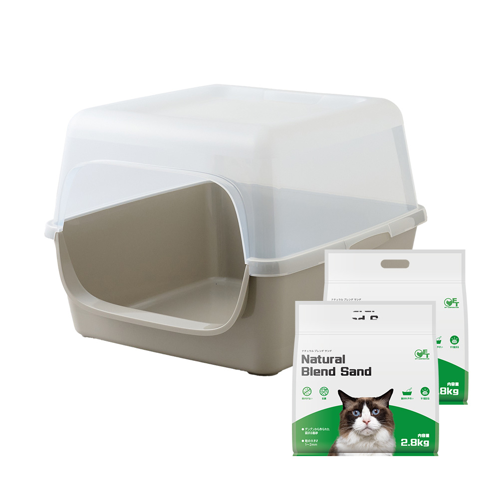 (OFT) [大型猫トイレ HY Nest] ローエントリー 低い入口 老猫 子猫 猫 ねこ ネコ ネコトイレ ねこトイレ 大きめ 深い 高い 飛散 | OFT | 01