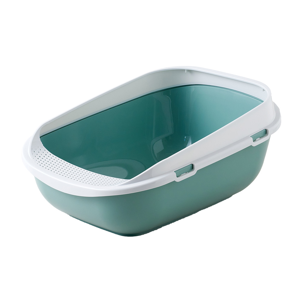 (OFT) [大型 猫トイレ メガトレーライト(本体)/専用ライナー付] 猫 ねこ ネコ ネコトイレ ねこトイレ 大きめ | OFT | 02