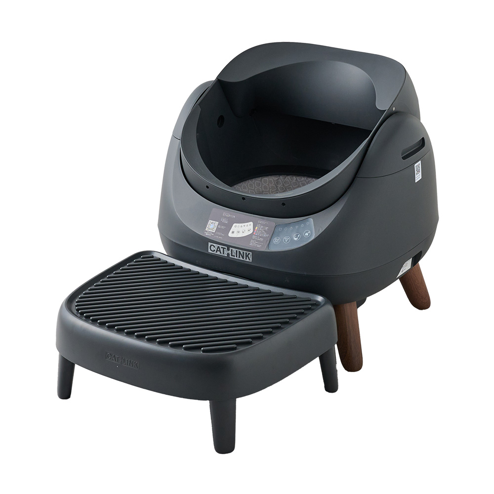 (OFT) [自動ネコトイレ CATLINK SCOOPER OPEN-X ステップセット] 猫 ねこ ネコ 自動ネコトイレ 自動トイレ 爆買 | OFT | 02