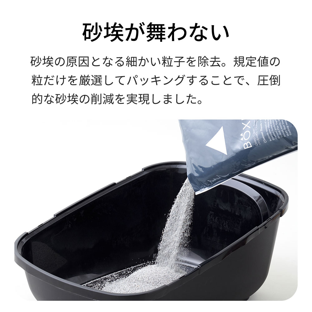 砂埃が舞わない