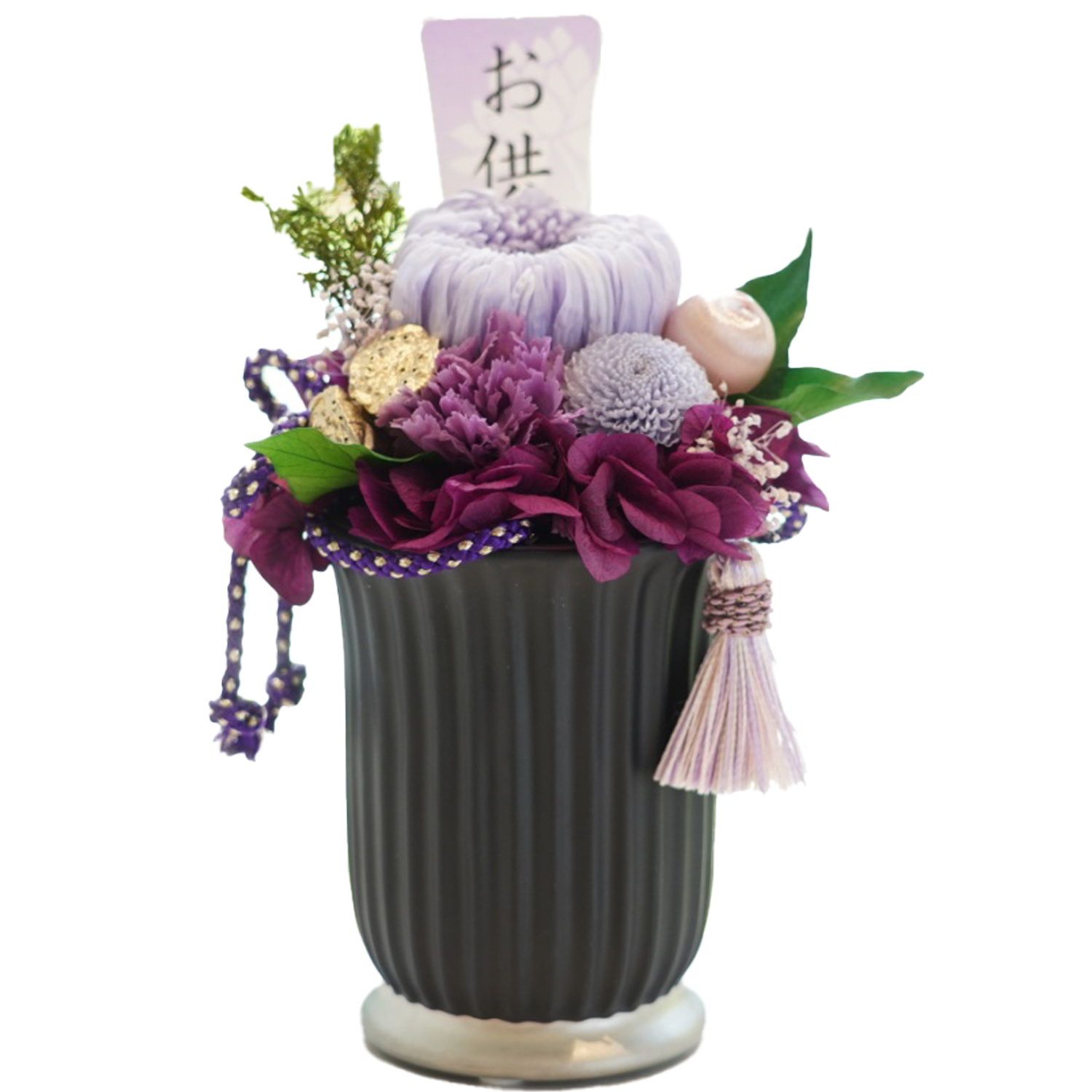 和菊と洋菊のお供えアレンジ 琴音（ことね） 仏花 お盆 お彼岸 菊 マム カーネーション お供え 御供え 供花 仏壇 プリザーブドフラワー 送料無料 | プリザーブドフラワーIPFA | 01