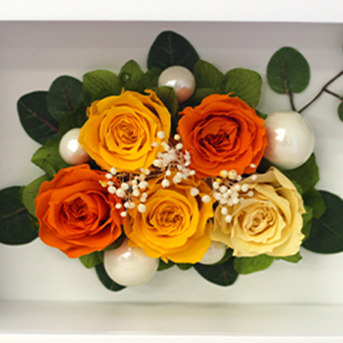 プリザーブドフラワー 退職祝い プリザーブド 結婚祝い ギフト 写真立て 上司 還暦祝い 還暦 プレゼント フォトフレーム 横 送料無料 | プリザーブドフラワーIPFA | 03