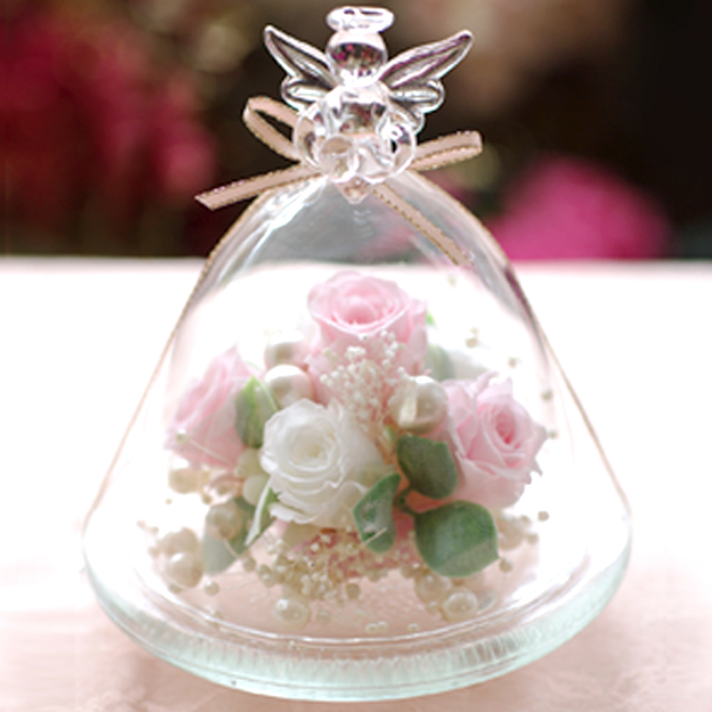 プリザーブドフラワー 誕生日 プレゼント 花 ギフト プロポーズ サプライズ フラワー ブリザードフラワー ガラスドーム 送料無料 クリスマス | プリザーブドフラワーIPFA | 01