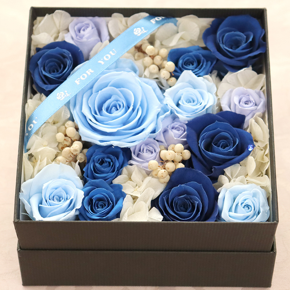 プリザーブドフラワー ボックス 誕生日 退職祝い 結婚祝い 卒業式 プリザーブド フラワー ギフト プレゼント ギフト 花 女性 送料無料 クリスマス | プリザーブドフラワーIPFA | 09