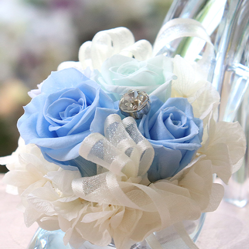 プリザーブドフラワー プレゼント 退職祝い 誕生日 結婚祝い ギフト ガラスの靴 プロポーズ 結婚式 シンデレラ 送料無料 クリスマス | プリザーブドフラワーIPFA | 04