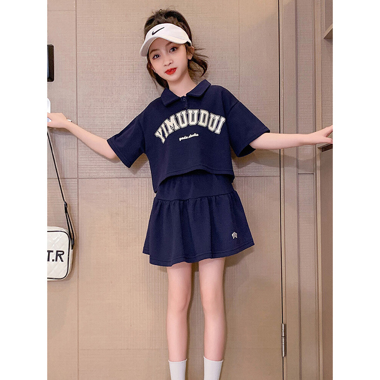 半袖Tシャツ ショートスカート 上下セット セットアップ 女の子 キッズ