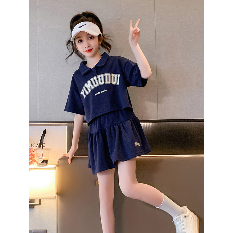 半袖Tシャツ ショートスカート 上下セット セットアップ 女の子 キッズ