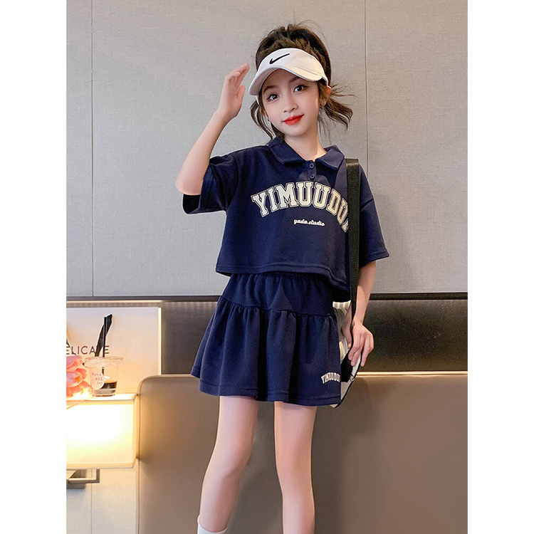 半袖Tシャツ ショートスカート 上下セット セットアップ 女の子 キッズ