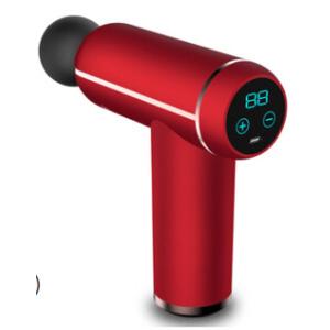 筋膜リリース 電動マッサージ器 レッド 筋膜リリース 電動 マッサージガン 高周波マッサージ機 USB充電 電動