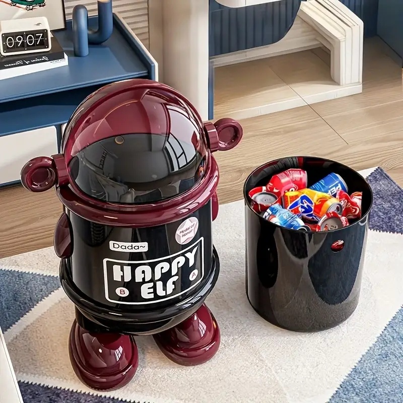 2026年新作モダンごみ箱 フリップ蓋付き 大容量ヘビーデューティ