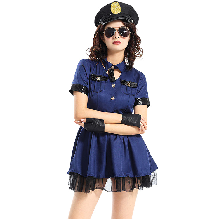 ハロウィン コスプレ ポリス 警察 婦警 婦人警官 制服