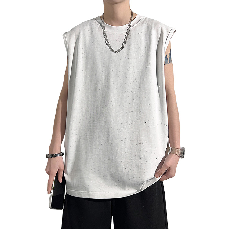Tシャツ タンクトップ ノースリーブ メンズ カットソー ビッグ