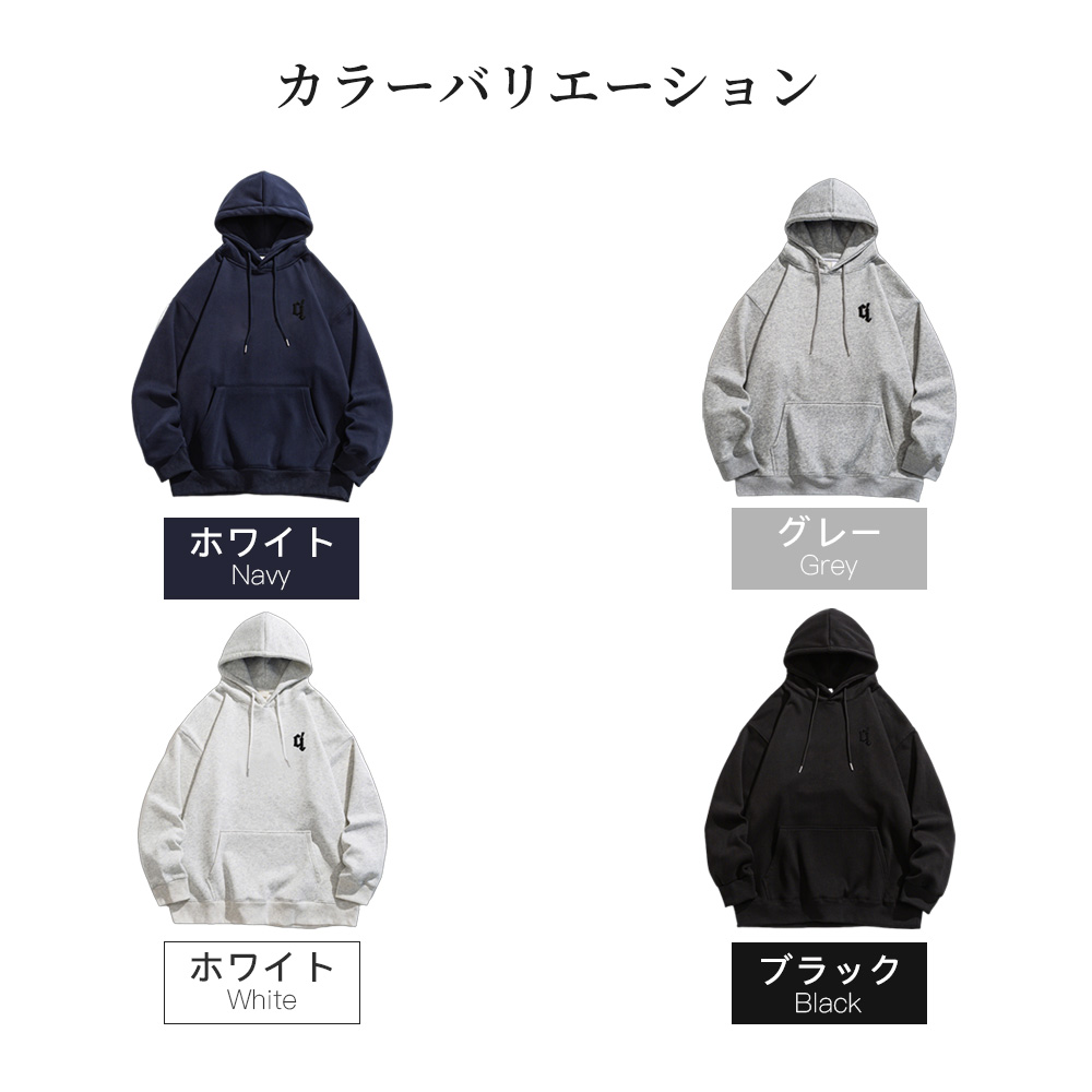 パーカー フード付き スウェット 長袖 タック プルオーバー ポケット