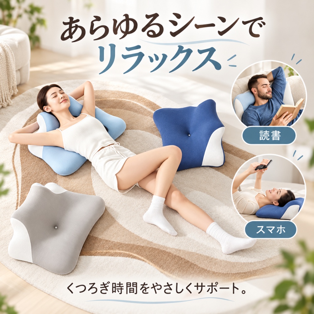 枕 低反発 首こり 肩こり ストレートネック 頸椎サポート 人間工学