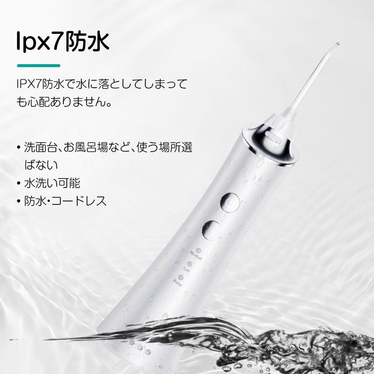 口腔洗浄器 ウォーターピック ジェットウォッシャー 歯ブラシ Ipx7防水 水流洗浄 強弱切り替え 舌磨き USB充電式 口腔ケア 歯間 歯垢洗浄  :wn190503:アイファーマジャパン - 通販 - Yahoo!ショッピング