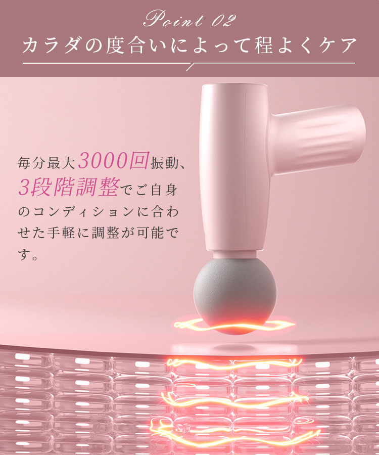 楽天市場】マッサージガン 筋膜リリースガン ハンディガン 背中