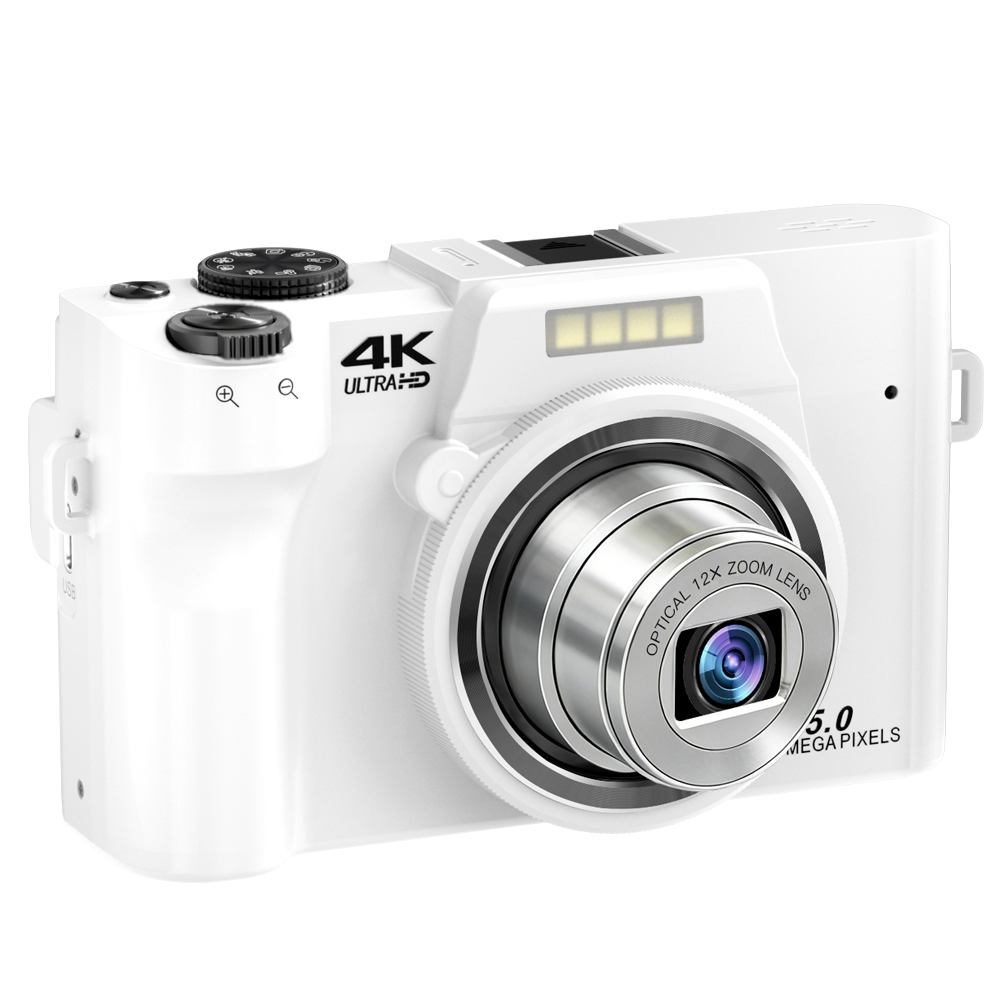 デジタルカメラ 4K 7500万画素 12倍光学ズーム 64GBメモリーカード
