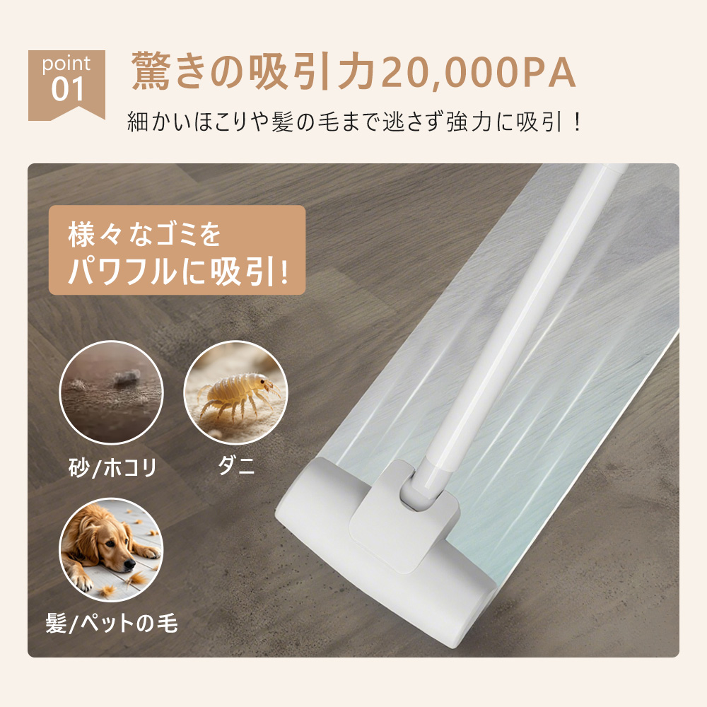 掃除機 コードレス 20000pa 吸引力 ハンディ 強力吸引 高性能 サイクロン スタンド クリーナー 充電式 軽量 4way スティック USB充電式 コードなし 車用 掃除機 関連画像4