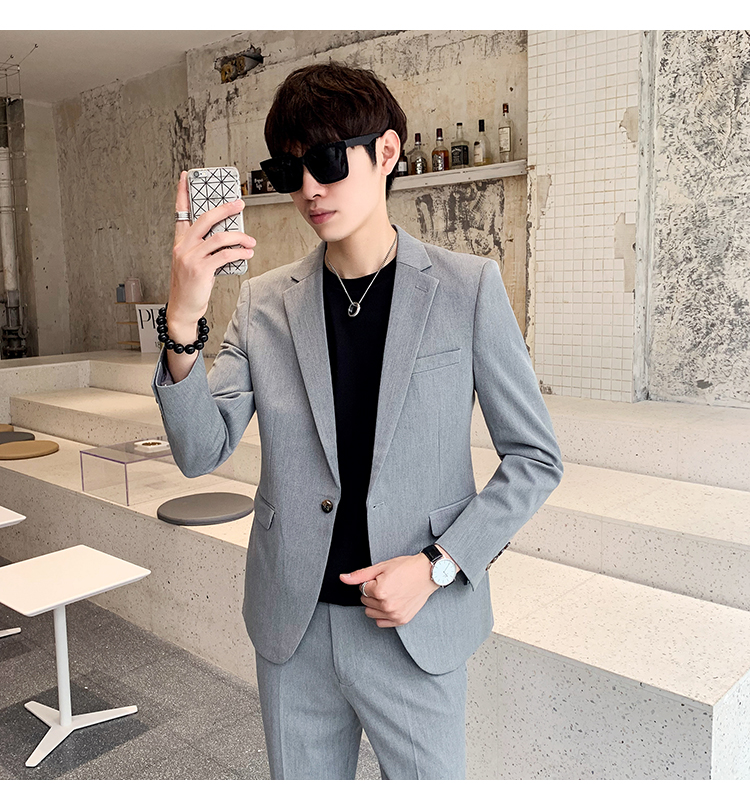 スーツセット ジャケット テーパードパンツ 2点セット カジュアル フォーマル ビジネススーツ ワンボタン 定番 セットアップ おしゃれ 春夏 秋冬 洗濯OK スーツセット ジャケット テーパードパンツ カジュアル フォーマル