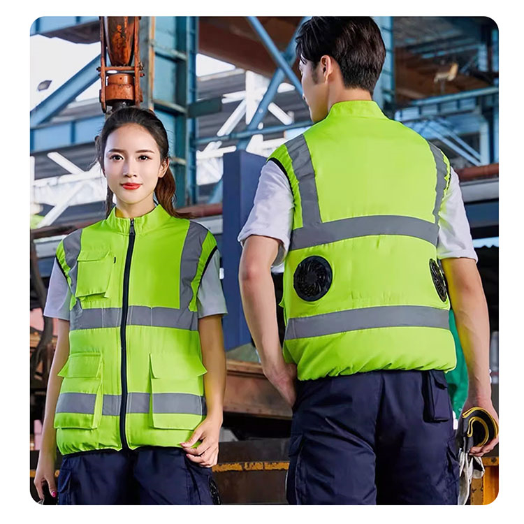 空調ベスト 空調作業服 作業服 半袖 ファン付き 熱中症予防