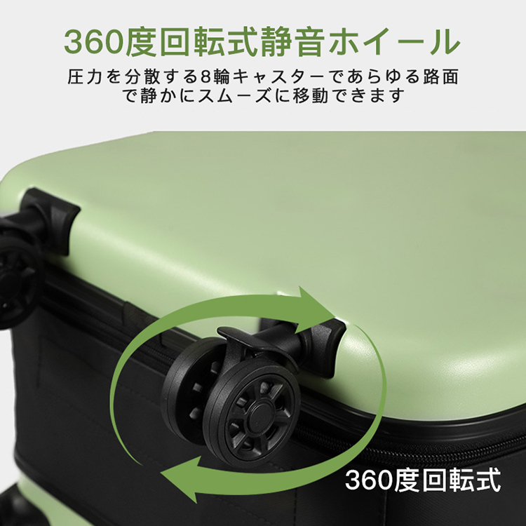 スーツケース 畳める 薄い キャリーケース 旅行バッグ 45L 62L 103L 機内持ち込み 衣装かばん 防水 静音 就職活動 日帰り 旅行 女性 男性 おしゃれ 人気_14