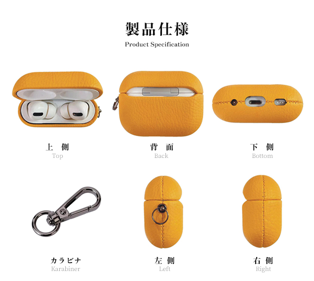 エアーポッズプロ3 ケース レザー 革 AirPods4 Pro 3ケース 本革調