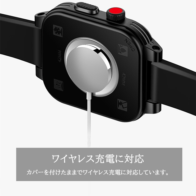 アップルウォッチ 9 SE バンド 44mm 防水 Apple Watch Ultra G 一体型 バンド スポーツ ベルト セット 42mm 38mm メンズ｜iphone-e-style｜09