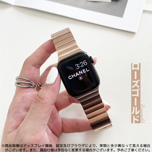 アップルウォッチ 9 SE バンド 45mm Apple Watch Ultra バンド 女性 ステンレス ベルト 44mm 40mm メンズ おしゃれ｜iphone-e-style｜05