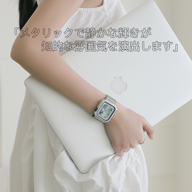 アップルウォッチ 9 SE バンド 45mm Apple Watch Ultra バンド 女性 ステンレス ベルト 44mm 40mm メンズ おしゃれ｜iphone-e-style｜12