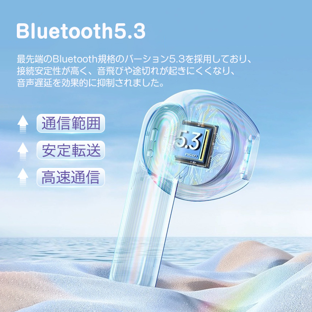 ワイヤレスイヤホン Bluetooth iPhone イヤホン Bluetooth ノイズキャンセリング インナーイヤー型 防水 携帯 スマホイヤホン 超軽量｜iphone-e-style｜16