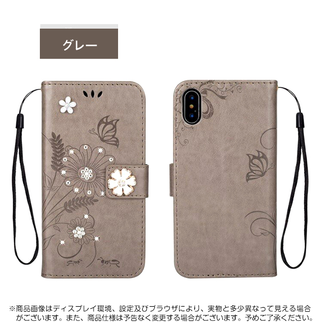 スマホケース iPhone12mini 16e 17e 携帯ケース 手帳型 おしゃれ 花柄 iPhone17 16 ケース 手帳 アイフォン18 本革調 レザー 花 アイホン15 14 13 カバー | iPhone 12 mini | 07