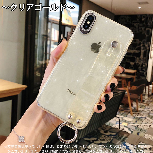 スマホケース クリア iPhone11 Pro 13 SE3 ケース リング付き