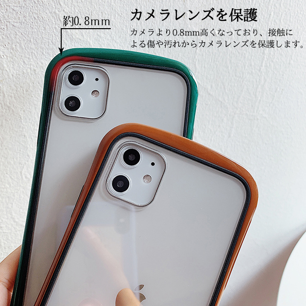 スマホケース クリア iPhone13 mini 15 SE2 ケース iface型 iPhone14 Plus アイホン12 携帯カバー 耐衝撃 アイフォン11 スマホ 携帯 7 8Plus ケース 透明｜iphone-e-style｜16